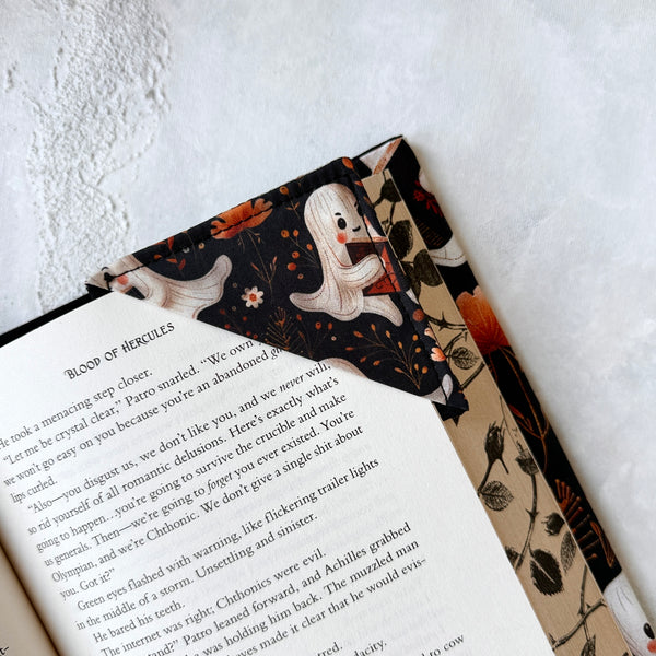 Literary Ghosts -  Fabric Bookmark