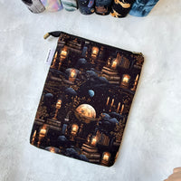 Night Library  -  Zippered Book Sleeve