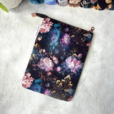 Night Peonies - Zippered Book Sleeve