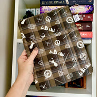 Scottish Highlander -  Zippered Book Sleeve
