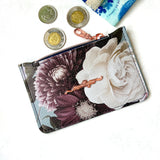 Mini Wallet - Blue Floral