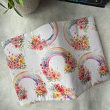 Where Rainbows Bloom - Fabric Dust Cover