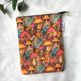 Woodland Shrooms - Water Resistant - Zippered Book Sleeve