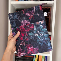Moody Florals -  Zippered Book Sleeve