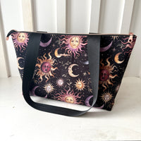 Celestial Suns & Moons Tote Bag
