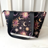 Celestial Suns & Moons Tote Bag