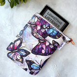 Stained Glass Butterflies - e-reader Zippered Sleeve