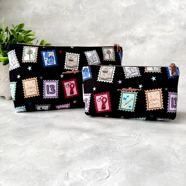 Swiftie Stamps Canvas Zipper Pouch