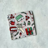 Cozy Christmas Fabric Bookmark
