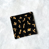Gold Dragons Fabric Bookmark