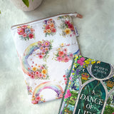 Where Rainbows Bloom - Zippered Book Sleeve