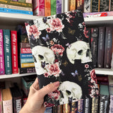 Skulls & Roses -  Fabric Book Dust Cover