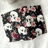 Skulls & Roses -  Fabric Book Dust Cover