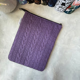It’s Sweater Weather - Amethyst - Zippered Book Sleeve
