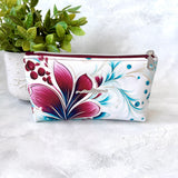 Valemount Faux Leather Zipper Pouch