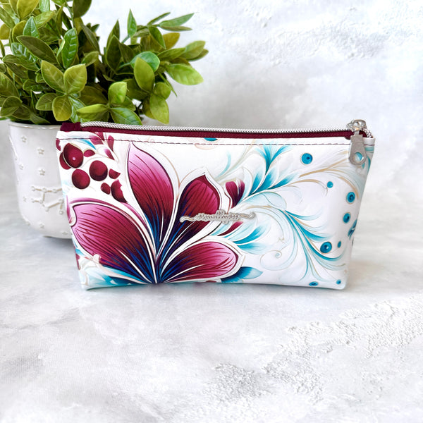 Valemount Faux Leather Zipper Pouch