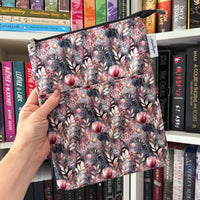 Misty Rose Garden - Zippered Book Sleeve