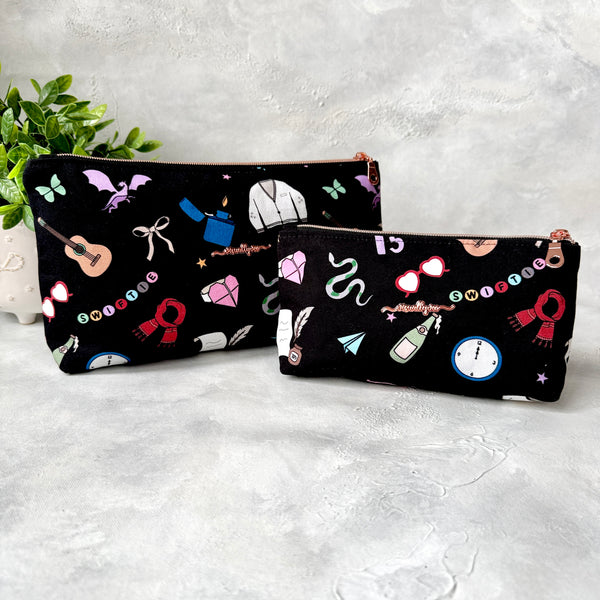 Swift Icons Canvas Zipper Pouch