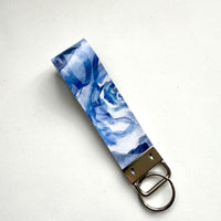 Keychain - Blue Floral