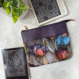 Midnight in Bloom - e-reader Zippered Sleeve