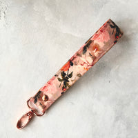 Rose Garden - Fabric Keychain Wristlet