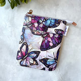 Stained Glass Butterflies - e-reader Zippered Sleeve