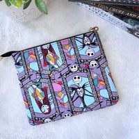 Nightmare Before Christmas Stained Glass
 e-reader Zippered Sleeve