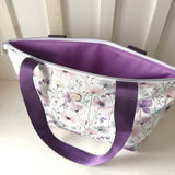 Wildflower Whispers Water Resistant Tote Bag
