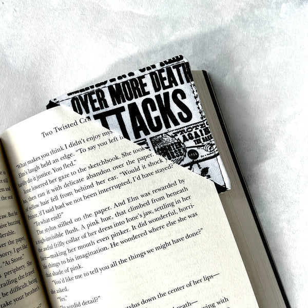 Harry Potter Daily Prophet Fabric Bookmark