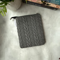 It’s Sweater Weather - Storm -  Zippered Book Sleeve