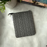 It’s Sweater Weather - Storm -  Zippered Book Sleeve