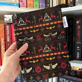 Hogwarts Ugly Sweater - Zippered Book Sleeve