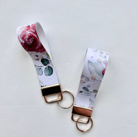 Keychain - Red Floral