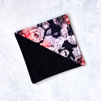 Pretty Peony Fabric Bookmark