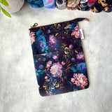 Night Peonies - Zippered Book Sleeve