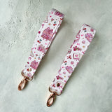Bookish Valentine - Fabric Keychain Wristlet