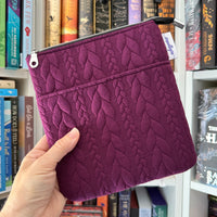 It’s Sweater Weather - Plum - e-reader Zippered Sleeve
