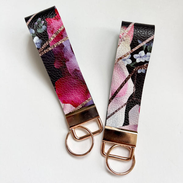 Keychain - Abstract Floral Geo