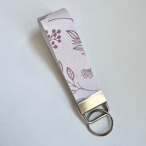 Keychain - Light Pink Floral