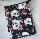 Skulls & Roses -  Zippered Book Sleeve