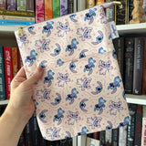 Lilo & Stitch Pink -  Zippered Book Sleeve