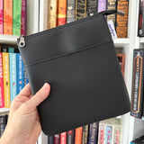 Black Faux Leather e-reader Zippered Sleeve