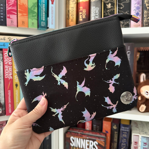 Iridescent Dragons e-reader Zippered Sleeve