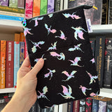 Iridescent Dragons  -  Zippered Book Sleeve