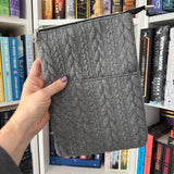 It’s Sweater Weather - Storm -  Zippered Book Sleeve