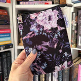 Purple Floral e-reader Zippered Sleeve
