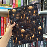 Night Library  -  Zippered Book Sleeve