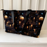 Night Library Tote Bag