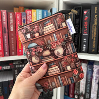 Antique Bookshelf - e-reader Zippered Sleeve