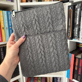 It’s Sweater Weather - Storm -  Zippered Book Sleeve